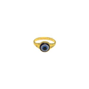 Evil Eye Ring Small Gold (4580UG)