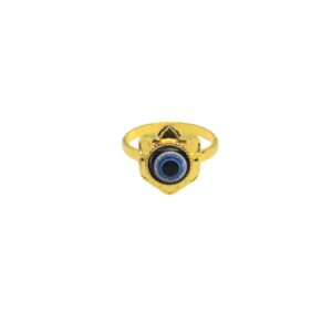 Evil Eye Ring Small Gold (4580VG)