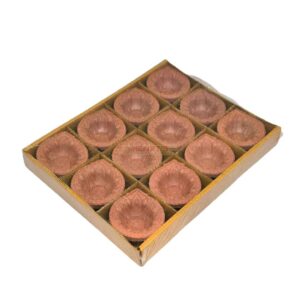 Clay Lamp Carved 12 Pack (A)