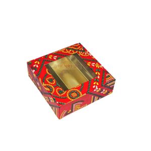 Bandhini Box Red