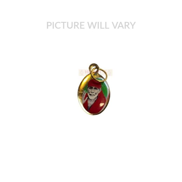 Sai Baba Pendant Metal (Two Sided) - Image 2