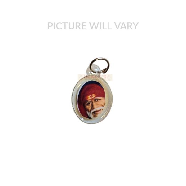 Sai Baba Pendant Plastic (Two Sided) - Image 2