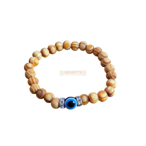 Sandalwood Blue Eye Bracelet
