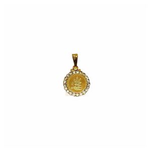 Saraswati Round Pendant