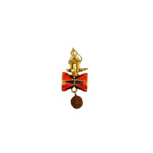 Shivling Damaru Rudraksh Pendant
