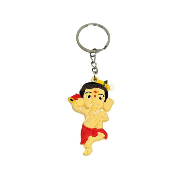 Deity Rubber Keyring (Bal Ganesh)