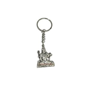 Shiva Metal Keyring