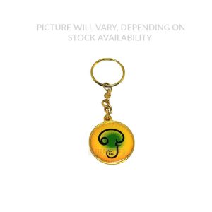 Tamil Om Coin Keyring