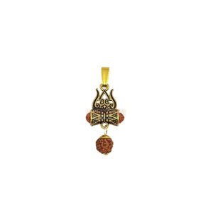 Trishul Damaru Rudraksh Pendant