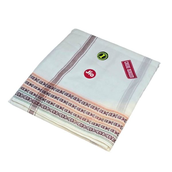 4m Dhothi Jio Brand (White)