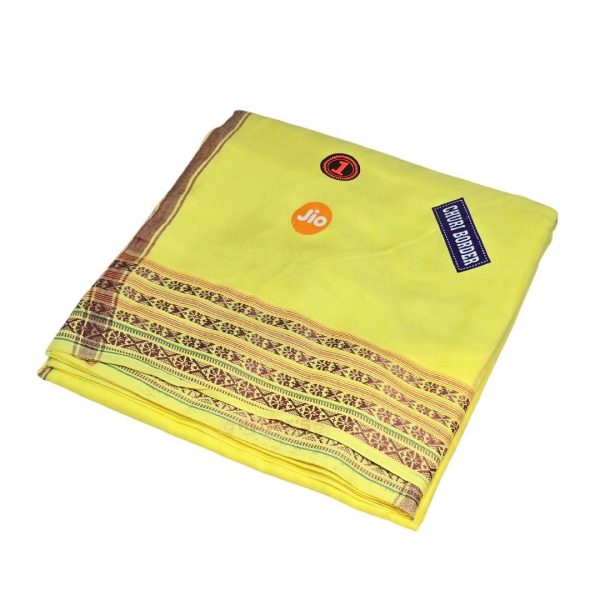 4m Dhothi Jio Brand (Yellow)