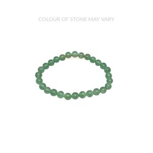 Green Aventurine Polished 6mm Bead Bracelet