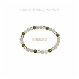 Henry's Signature Crystal Bead Bracelet (Fertility/Pregnancy 6mm)