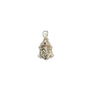 Hanuman Face Pendant – Silver