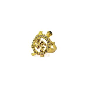 Swastika Tortoise Ring