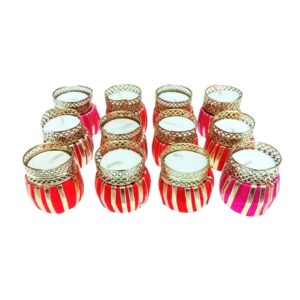 Diwali Diya Candle Holder 12 Pack (B)