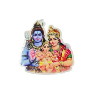 Sticker (Shiva Parvati Ganesh)