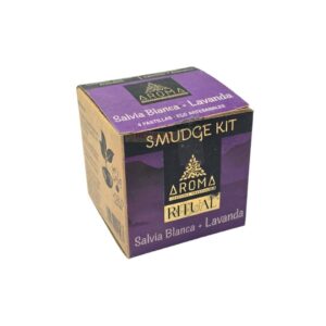 Aroma Smudge Kit (White Sage & Lavender)