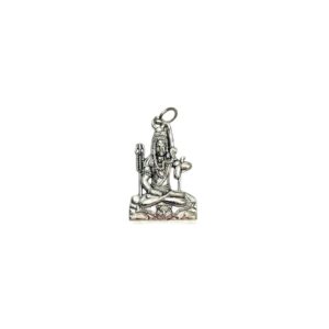 Shiva Silver Pendant