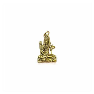 Shiva Gold Pendant