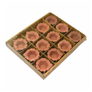 Clay Lamp Carved 12 Pack (B)