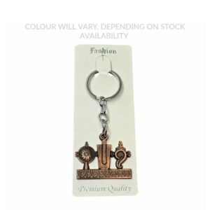 Metal Keyring (Namo Shankh Chakra)