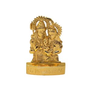 Metal Deity Medium (Shiva Paravati Ganesh)