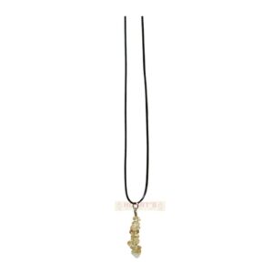 Citrine Chip String Necklace