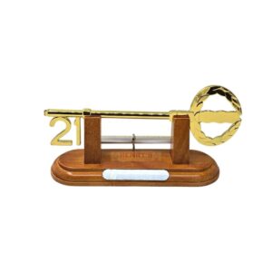 21st Key Metal Gold Large