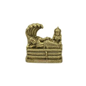 Gold Resin Statue (Laxmi Narayan)