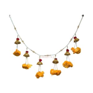 Pom Pom Door Garland (Light Orange)