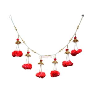 Pom Pom Door Garland (Red)