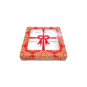 Bandani Box Bow ( Window ) 17.6 x 17.6 x 3.9cm ( Pack 10 )