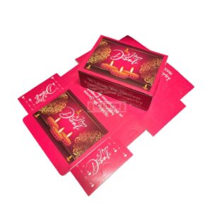 Diwali Box (18cm x 13cm x 6.5cm) Pink
